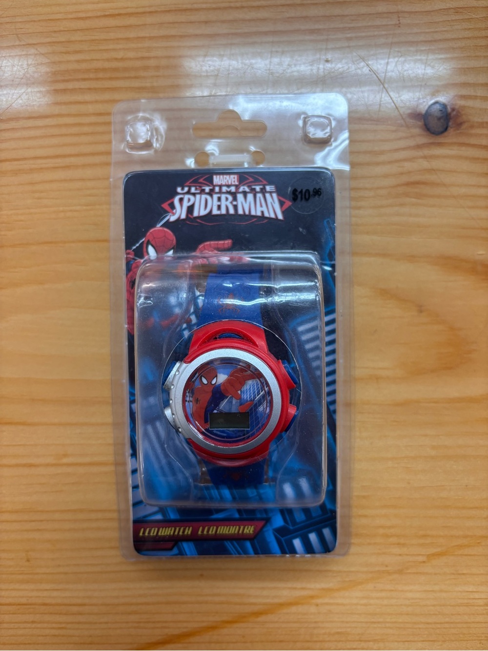 New Sealed Vintage Marvel Ultimate Spider-man LCD Kids Wristwatch
